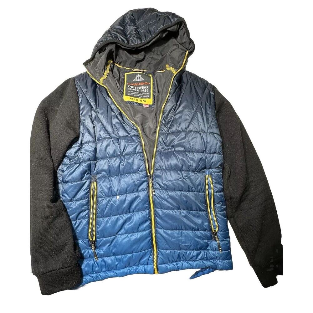 Hawke & Co Mens Puffer Jacket Extreme Adventure Size Medium